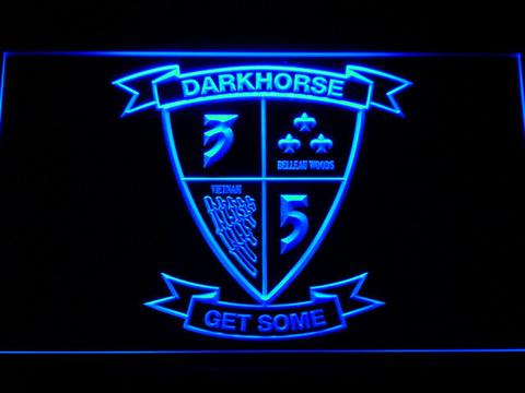 US Marine Corps 3rd Battalion 5th Marines LED Neon Sign